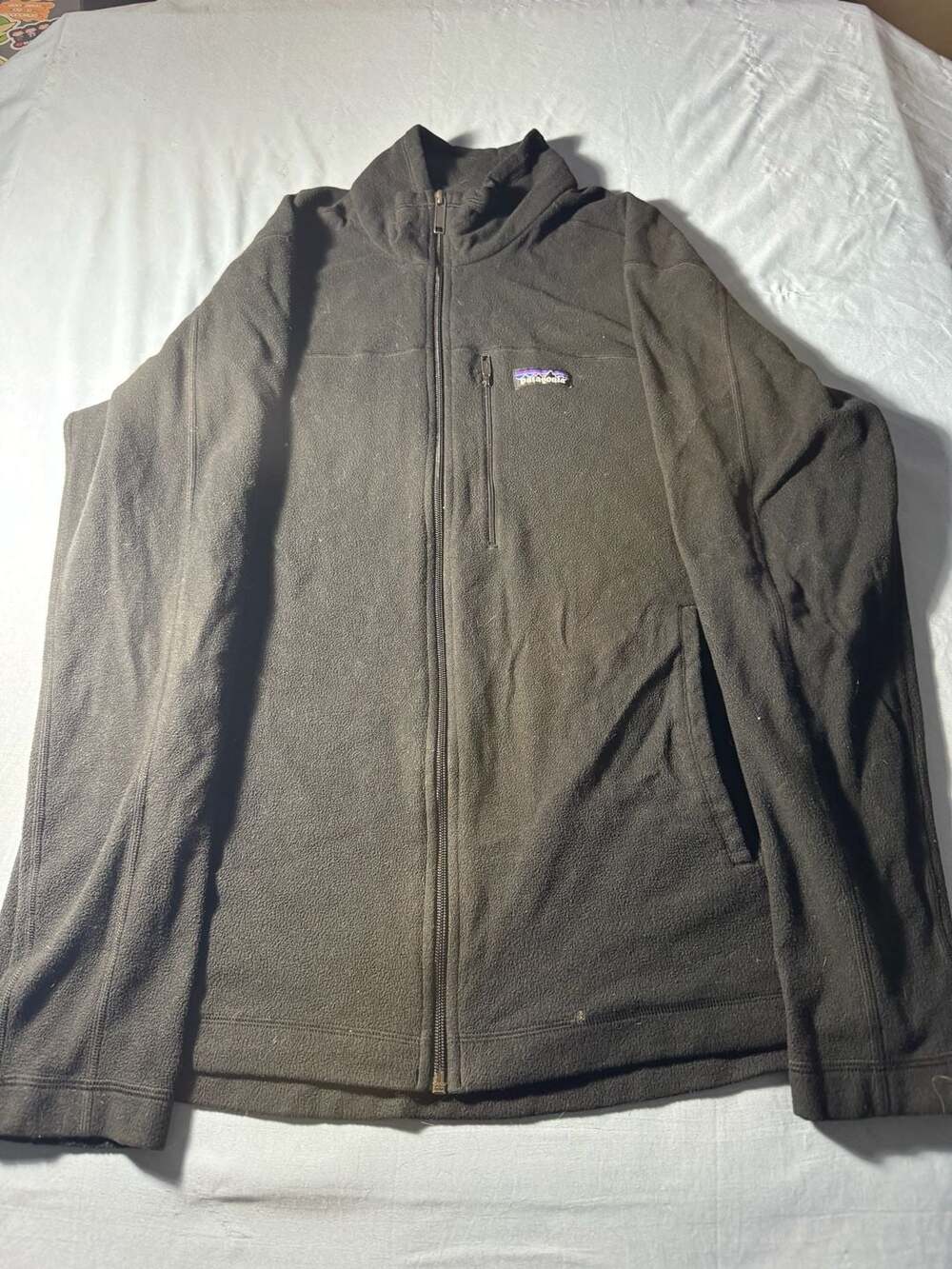 Patagonia Full Zip Fleece Jacket XL Black